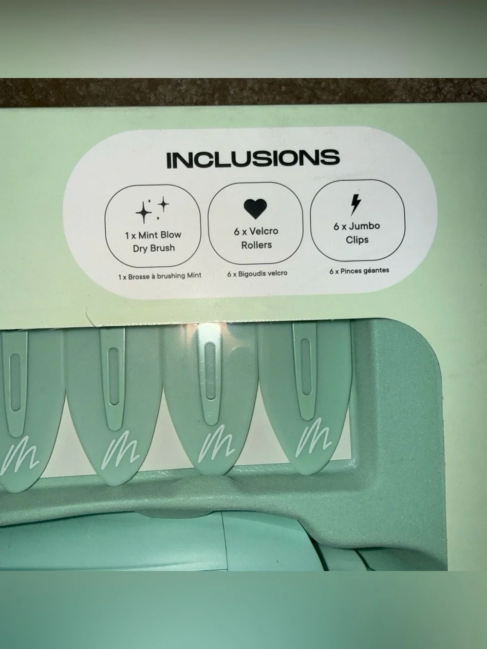Mermade hair Blowout Kit - Mint color.